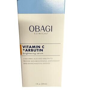 New in Box OBAGI Clinical Vitamin C+Arbutin Brightening Serum 1 Fl. OZ.